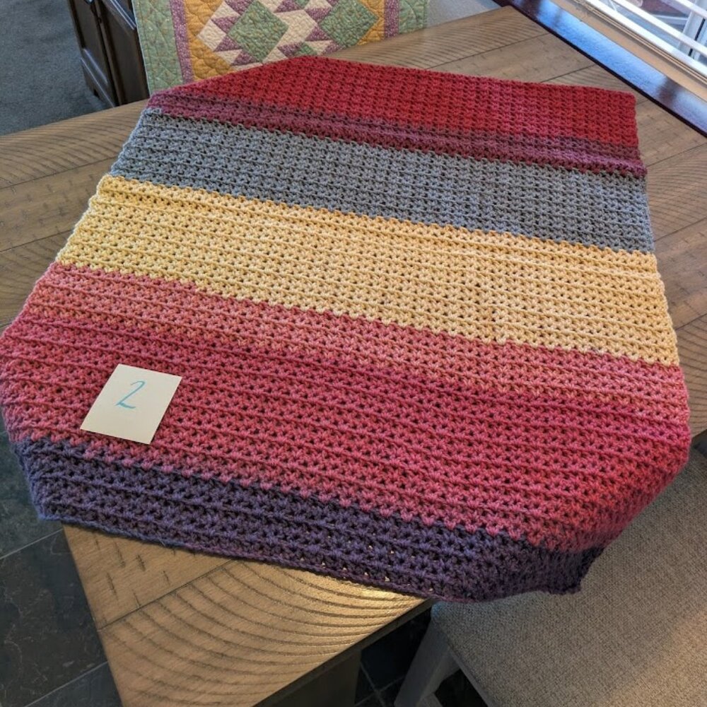 ** NO LONGER AVAILABLE ** Handmade / Hand Crocheted Baby Afghan - Fall #2